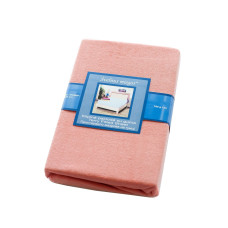 Простирадло махрове на резинці (персикове) 180х200см 105080