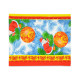 Рушник вафельний кухонний Home Line "Дід Мороз" 50х60см 129290