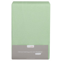 Простирадло махрове на резинці Home Line (салатове) 140х200х20см 155238