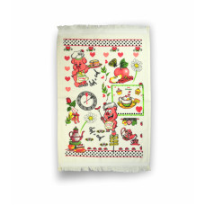 Рушник велюровий кухонний Home Line "Поросята" 40х60см 142268