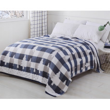 Ковдра ткана Home Line "Ялинка" (синя) 150х200см 137647