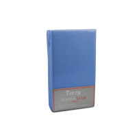 Простирадло махрове на резинці Home Line (синє) 180х200см 105550