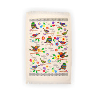 Рушник велюровий кухонний Home Line "Птахи" 40х60см 120438