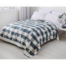 Ковдра ткана Home Line "Ялинка" (зелена) 200х220см 137651