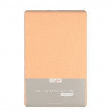 Простирадло трикотажне на резинці Home Line (персиковий) 90х200см 162593