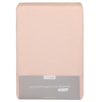 Простирадло махрове на резинці Home Line (персикове) 200х200х20см 155236