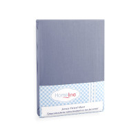 Простирадло трикотажне на резинці Home Line (сіре) 200х200см 113820