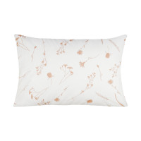 Наволочка бязева Home Line "Волошки бежеві на білому" 50х70см 165382