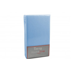 Простирадло махрове на резинці Home Line (блакитне) 160х200см 105528
