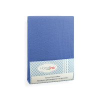 Простирадло махрове на резинці Home Line (синє) 90х200см 123193