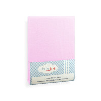 Простирадло махрове на резинці Home Line (рожеве) 180х200см 123214
