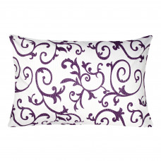 Наволочка бязева Home Line "Вензель" (ліловий) 50х70см 165083