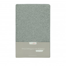 Простирадло трикотажне на резинці Home Line (сірий меланж) 160х200см 162737