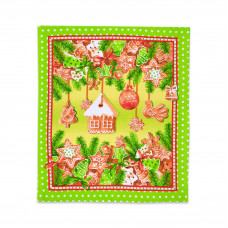 Рушник вафельний кухонний Home Line "Новий рік" 50х60см 129097