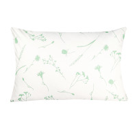 Наволочка бязева Home Line "Волошки зелені на білому" 50х70см 165380