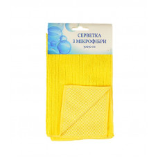Серветка з мікрофібри Home Line "Сітка світло-жовта" 30х50см 125936