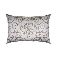 Наволочка бязева Home Line "Вензель" (шоколад) 50х70см 163407