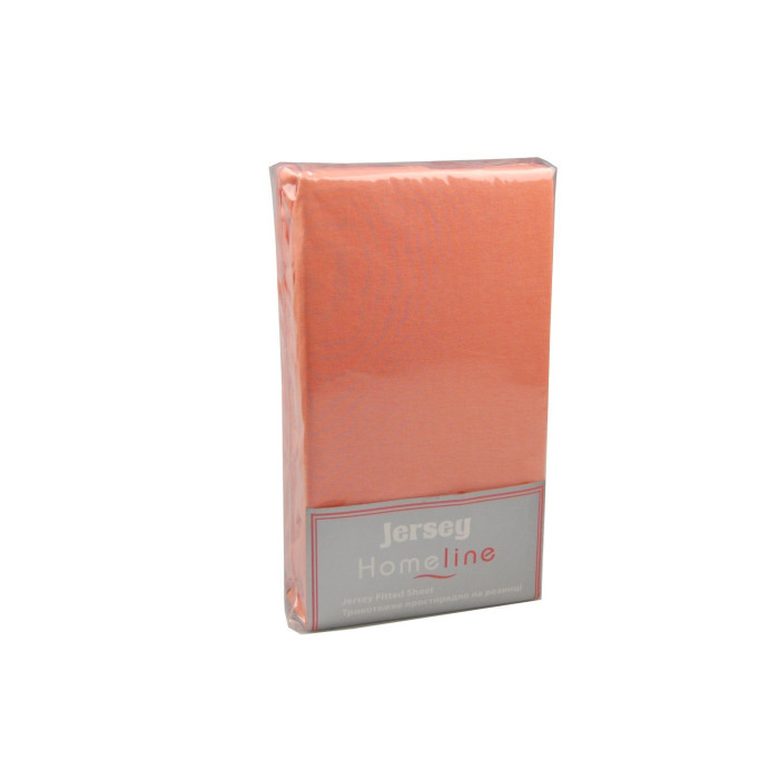 Простирадло трикотажне на резинці Home Line (персикове) 160х200см 105451