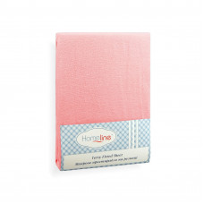 Простирадло махрове на резинці Home Line (коралове) 140х200см 123202