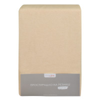 Простирадло махрове на резинці Home Line (бежеве) 90х200х20см 155185