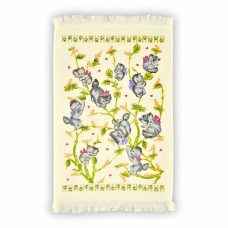 Рушник велюровий кухонний Akipek "Грайливі кошенята" 40х60см 129331