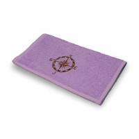 Рушник махровий кухонний Home Line з вишивкою (ліловий) 30х50см 116946