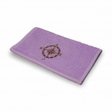 Рушник махровий кухонний Home Line з вишивкою (ліловий) 30х50см 116946