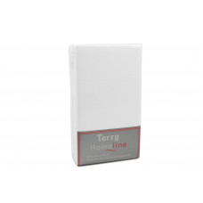 Простирадло махрове на резинці Home Line (біле) 140х200см 105512