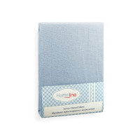 Простирадло махрове на резинці Home Line (блакитне) 160х200см 113828